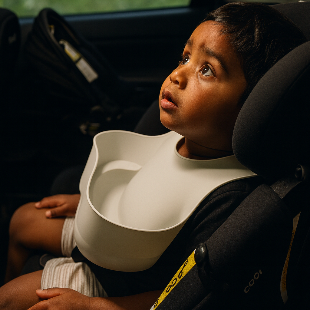 YOBIB Travel Bib - Beige